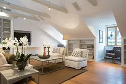 Attic living room design