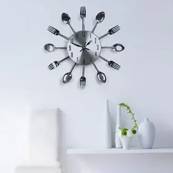 Clock on the entire wall photo for the kitchen