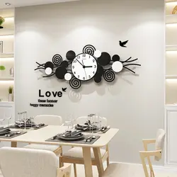 Clock on the entire wall photo for the kitchen