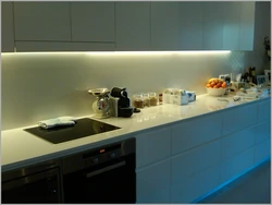 LED strip for the kitchen under cabinets photo