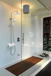 Modern showers in apartment design