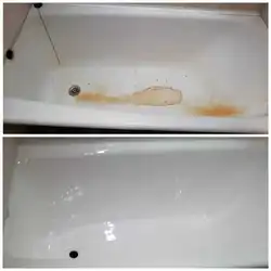 Cover a bathtub with acrylic photo