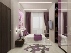 Bedroom Interior 18 Sq M Rectangular Shape