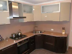 Угловые кухни из пластика фото