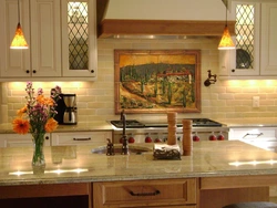 Work wall in the kitchen photo