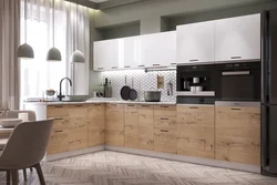 Bunratti oak in the kitchen interior