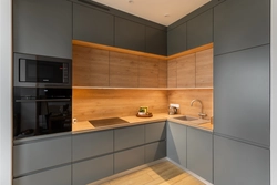 Matte kitchens in a modern style photo