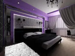 Purple bedroom design