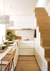 Kitchen on the second floor of the house photo