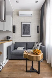 Small one-room kitchen design