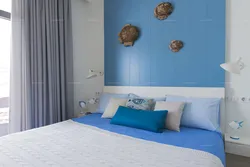 Blue small bedroom design