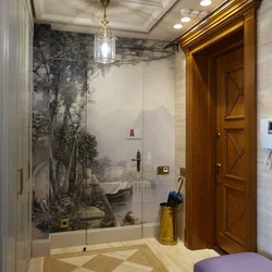 Frescoes in the interior of the hallway