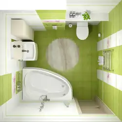 White green bath design