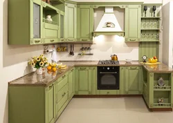 Pistachio kitchen facade photo