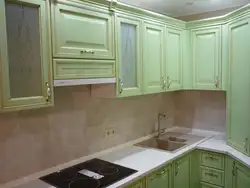 Pistachio kitchen facade photo