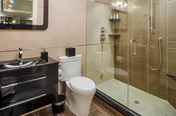 Interior design of shower and toilets