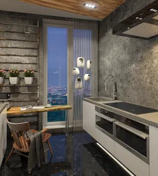 Kitchen loft 6 sq m photo