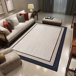 Modern carpets for the floor in the living room in the interior