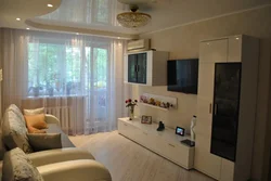 Room design in a 2-room apartment in Khrushchev