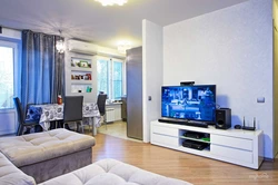 Room design in a 2-room apartment in Khrushchev
