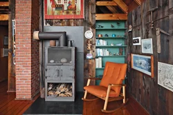 Stove in the bedroom photo