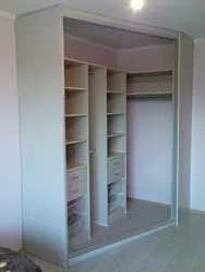 Dressing room in the bedroom photo made of plasterboard