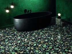 Terrazzo bathroom interior