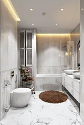 Bathroom design light floor