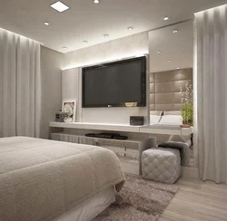 Bedroom design in tones modern style real