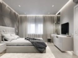 Bedroom design in tones modern style real