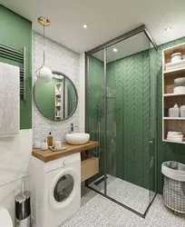 Bathroom design in 2 colors