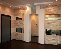 Plitələr fotoşəkili ilə koridorun daxili bəzəyi