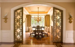 Interior Of The Arch In The Apartment With Your Own Photos