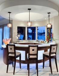 Round kitchen interior photo