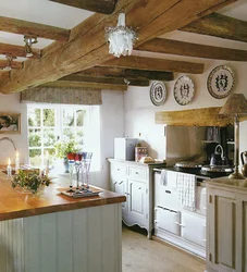 Kitchen Interior In A Village House