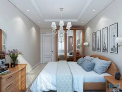 Bedroom with one window interior