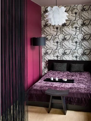 Wallpaper color for a small bedroom and design