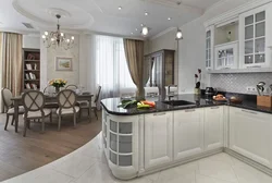 Kitchen living room design tiles and laminate