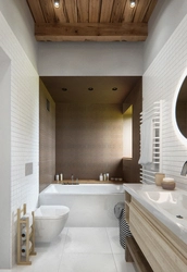 Bathroom design with high ceilings