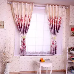 Short curtains for the bedroom up to the window sill photo ideas
