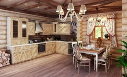 Wood style kitchens photo