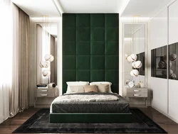 Bedroom interior in soft colors