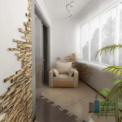 Loggia wall design
