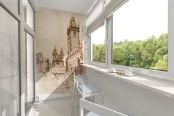 Дызайн лоджыі сцен