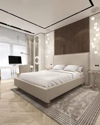 Bedroom interior in modern style inexpensive