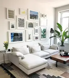 Letters in the living room interior photo