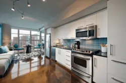 Kitchen photo with panoramic photos