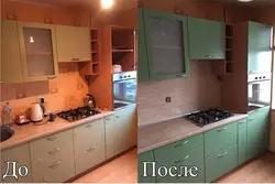 Paint the kitchen before and after photos