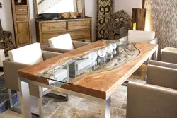 Slabs in the kitchen interior