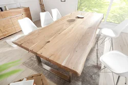 Slabs in the kitchen interior